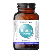 Biotina 2500ug vegano  90 cáps Viridian