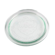 Tapa de vidrio para tarros conserva Weck 10 cm