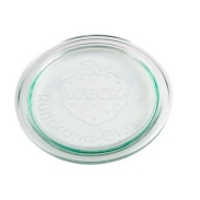 Tapa de vidrio para tarros conserva Weck 12 cm