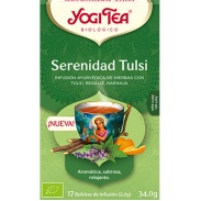 Vista principal del yogi tea serenidad tulsi eco 17 bolsitas de infusión en stock