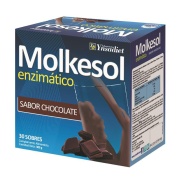 Vista principal del molkesol b+chocolate enzimático 30 sobres Ynsadiet en stock
