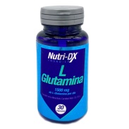 Vista frontal del l-glutamina 30 cáps nutri-dx  Ynsadiet en stock