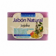 Vista frontal del jabón natural jojoba 100 g bifemme Ynsadiet en stock